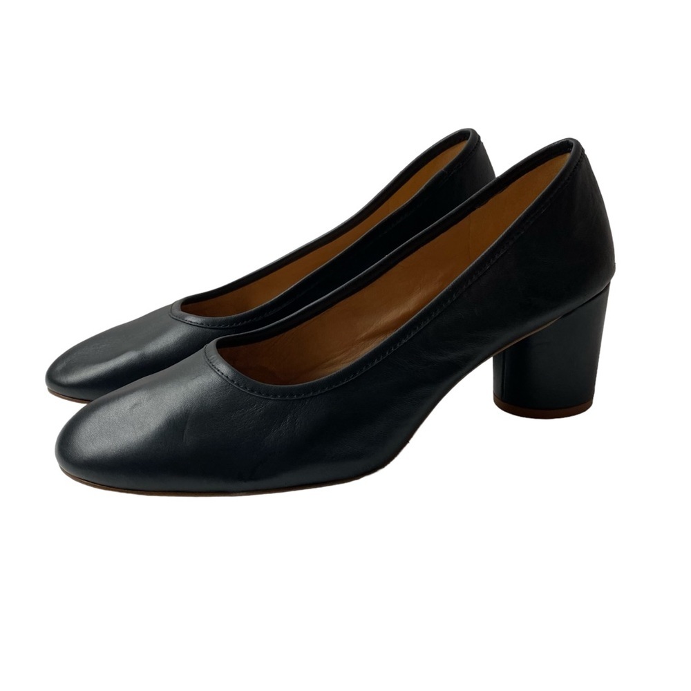 Madewell Black Leather Heels